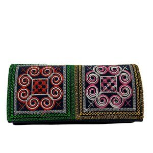 Unbranded Multicolor Stitch Pattern Wallet